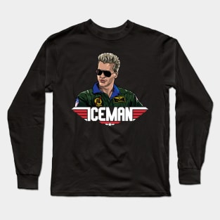 Iceman Val Kilmer Long Sleeve T-Shirt